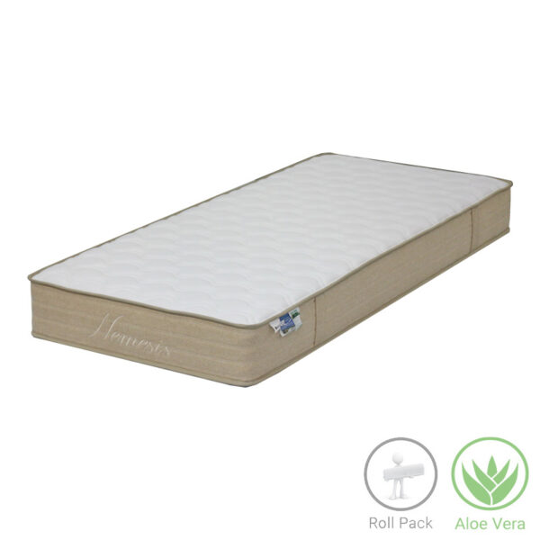 Στρώμα Nemesis pakoworld pocket spring roll pack διπλής όψης aloe vera 20-22cm 90x190εκ - 100-000054