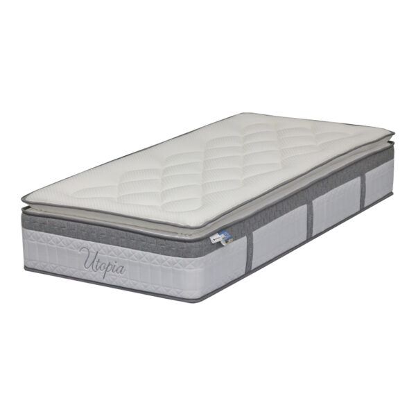 Στρώμα Utopia pakoworld pocket spring με ανώστρωμα 30-32cm 90x190εκ - 100-000056