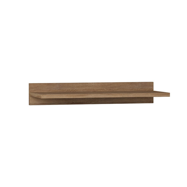 Ραφιέρα τοίχου Duz pakoworld χρώμα φυσικό 60x22x10εκ - 119-000716