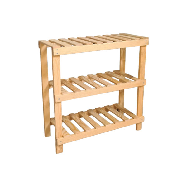 Παπουτσοθήκη Tarrot pakoworld 6 ζευγών φυσικό-γκρι 70x28x42εκ - 120-000305