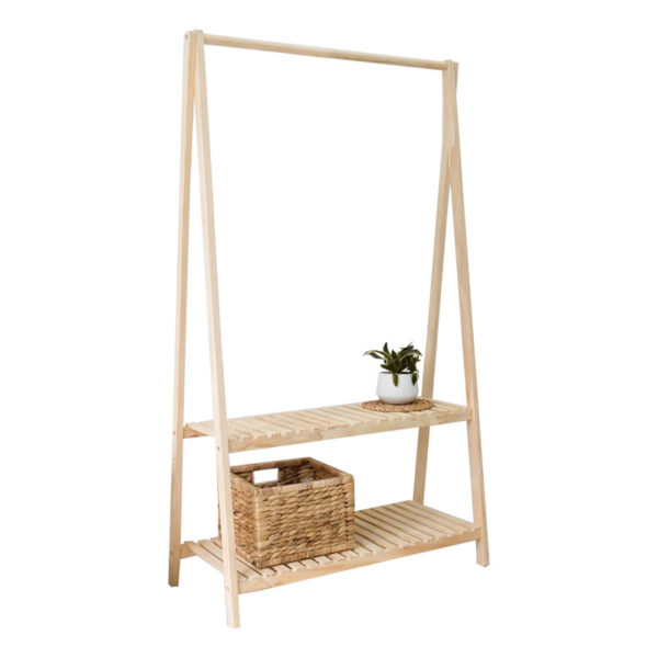 Έπιπλο εισόδου Linett pakoworld φυσικό 86x38x148εκ - 120-000322
