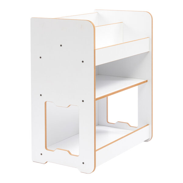 Ραφιέρα Seagull pakoworld λευκό mdf 57x34x70εκ - 120-000424