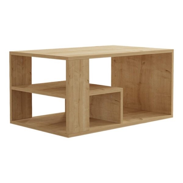 Τραπέζι σαλονιού Sobu pakoworld σε oak απόχρωση 80x50x40εκ - 120-000510