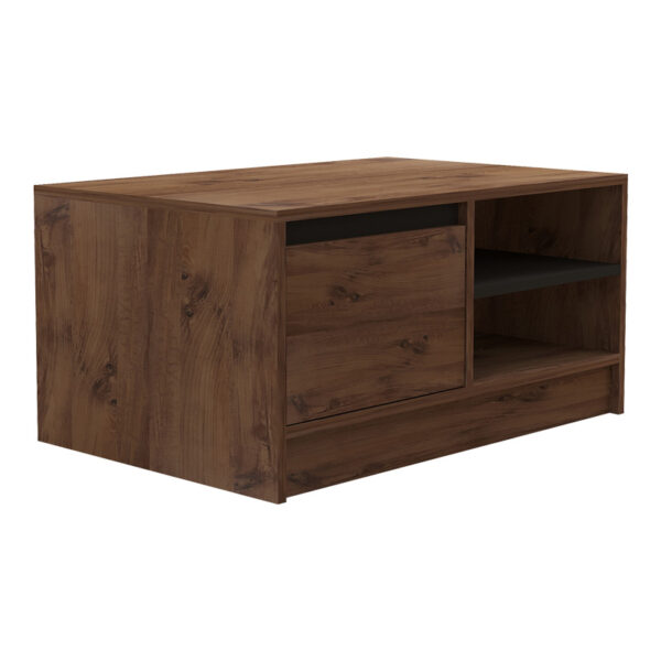 Τραπέζι σαλονιού Narli pakoworld σε sonoma απόχρωση 90x60x45εκ - 120-000511