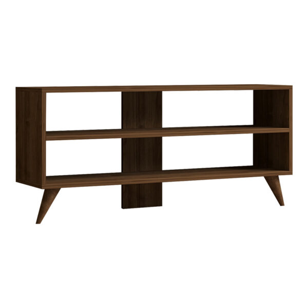 Έπιπλο τηλεόρασης Prestige pakoworld σε καρυδί απόχρωση 120x29,6x50εκ - 120-000537