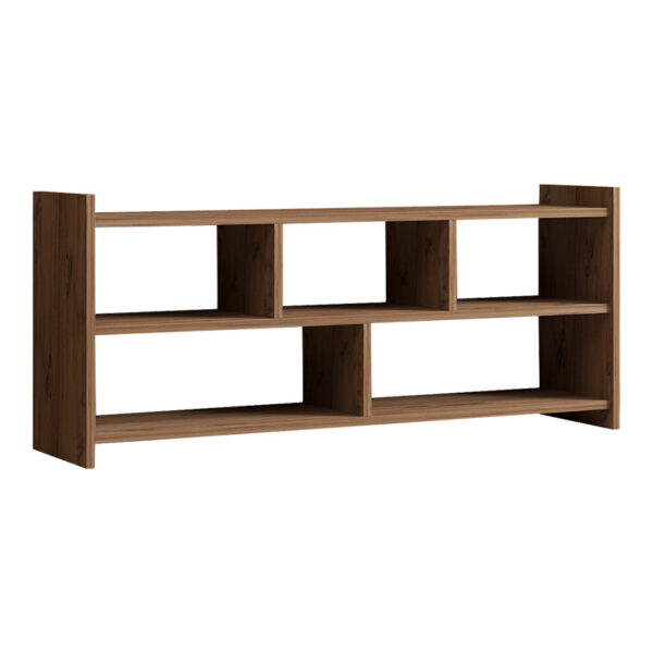 Έπιπλο τηλεόρασης Kapri pakoworld σε sonoma απόχρωση 120x28x55εκ - 120-000552