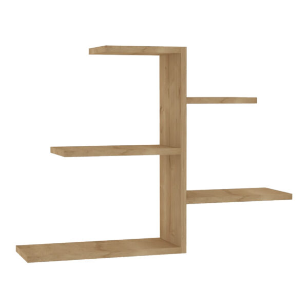 Ραφιέρα τοίχου Callum pakoworld σε oak απόχρωση 82.2x19,6x48εκ - 120-000568