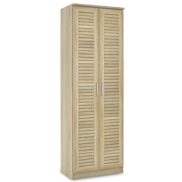 Παπουτσοθήκη-ντουλάπα SANTE pakoworld 21 ζεύγων χρώμα sonoma 60x37x183εκ - 123-000005