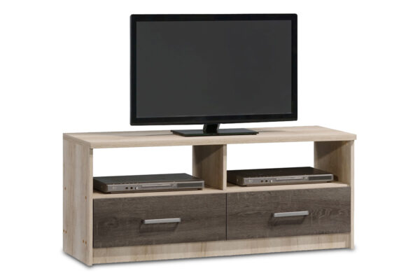 Έπιπλο τηλεόρασης OLYMPUS pakoworld χρώμα castillo-toro 120x39,5x50εκ - 123-000018