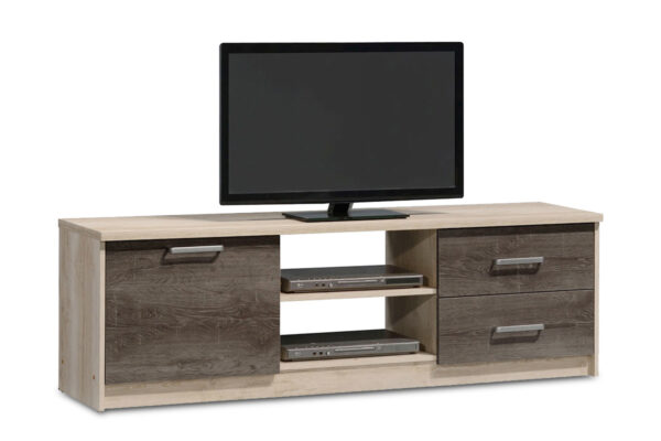 Έπιπλο τηλεόρασης OLYMPUS pakoworld χρώμα castillo-toro 160x39,5x50,5εκ - 123-000020