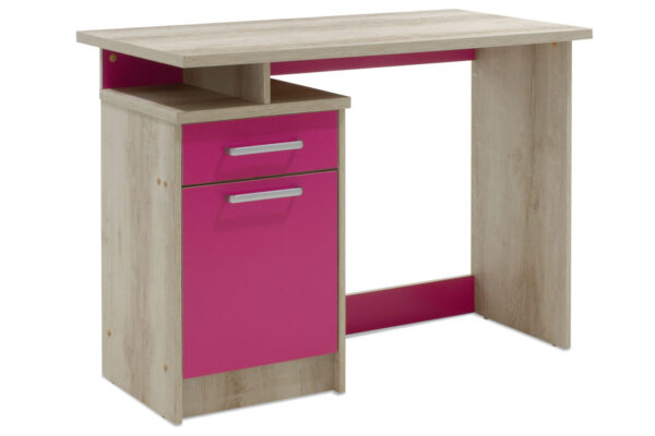 Γραφείο εργασίας Looney pakoworld χρώμα castillo-ροζ 100x55x75εκ - 123-000081