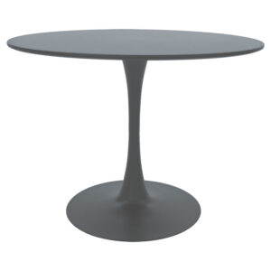 Τραπέζι Balou pakoworld MDF ανθρακί ματ Φ100x75εκ - 127-000095
