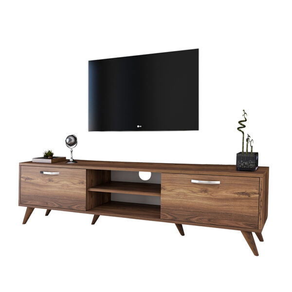 Έπιπλο τηλεόρασης Sabian pakoworld καρυδί 180x35x48,5εκ - 182-000003