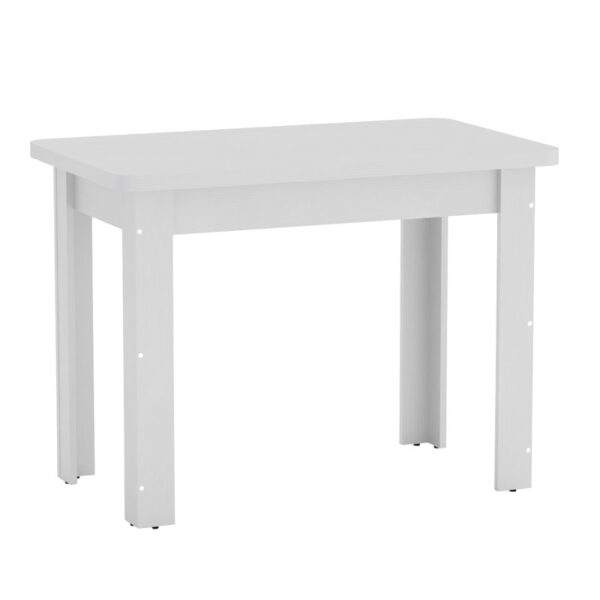 Τραπέζι Celeste pakoworld λευκό 100x60x73.5εκ - 184-000011