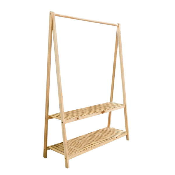 Έπιπλο εισόδου Belgia pakoworld φυσικό ξύλο 96x20x148εκ - 197-000251