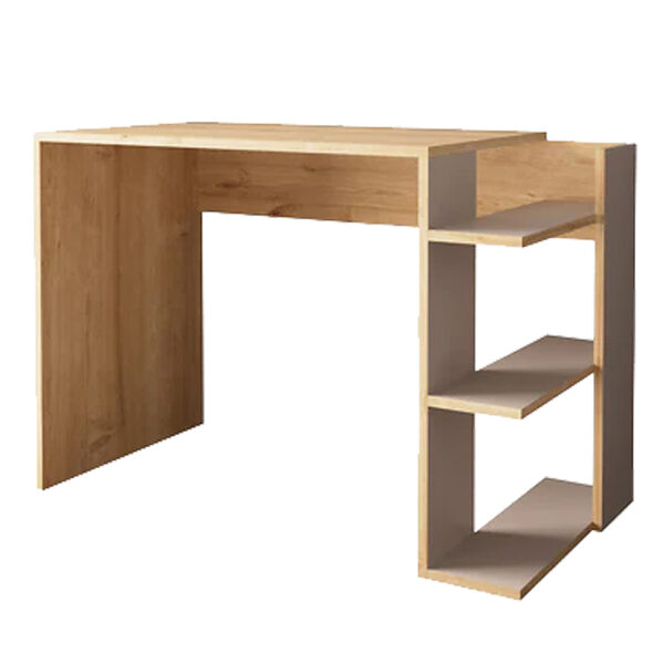 Γραφείο εργασίας Toska pakoworld σε oak- sandstone απόχρωση 114x56x76εκ - 197-000273