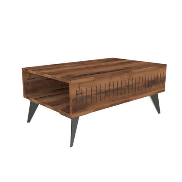 Τραπέζι Marla pakoworld σε καρυδί απόχρωση 90x56x40εκ - 197-000314