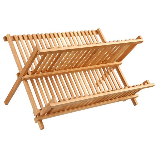 Πιατοθήκη Labon pakoworld bamboo φυσικό 42.5x33.5x25.5εκ - 199-000047