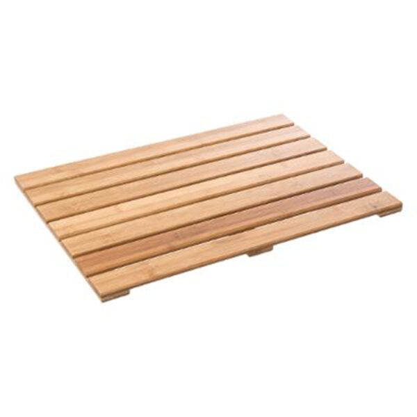 Ταπέτο μπάνιου Bambou pakoworld χρώμα φυσικό 53x36x2.2εκ - 199-000052