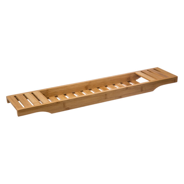 Πλατό μπανιέρας Seli pakoworld bamboo φυσικό 15x70x4,5εκ - 199-000224