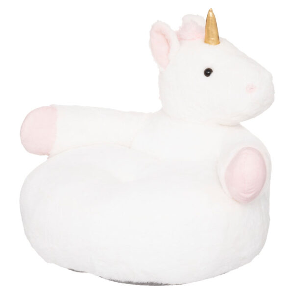 Παιδική πολυθρόνα Unicorn pakoworld λευκό 48x42x45εκ - 199-000479
