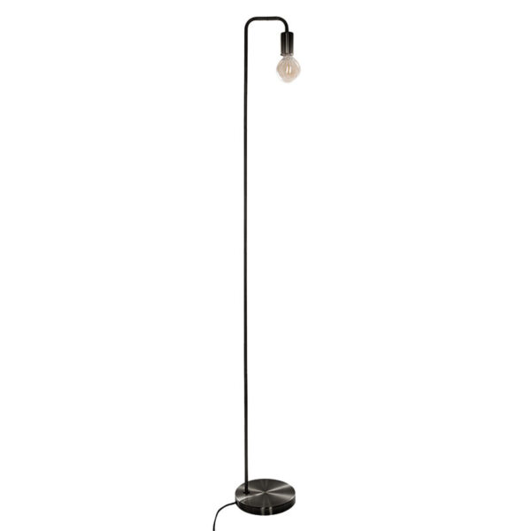 Φωτιστικό δαπέδου Keli pakoworld E27 40W μαύρο Φ20x150εκ - 199-000535