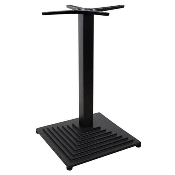 Βάση τραπεζιού Cheer pakoworld μαντέμι μαύρη 45x45x72εκ - 217-000010