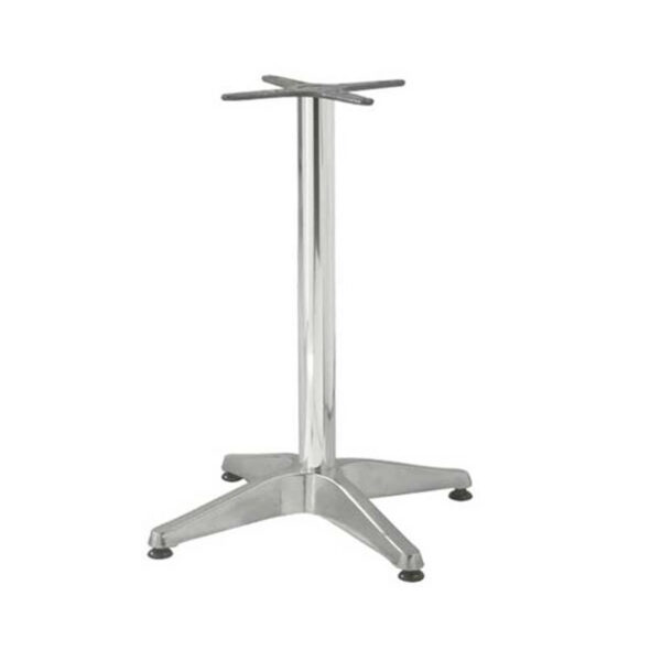 Βάση τραπεζιού Hip pakoworld αλουμινίου τετράνυχη 58x58x72εκ - 217-000019