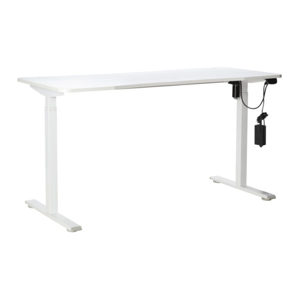 Γραφείο ηλεκτρικό Jingui pakoworld λευκό 140x60x72-117εκ - 225-000046