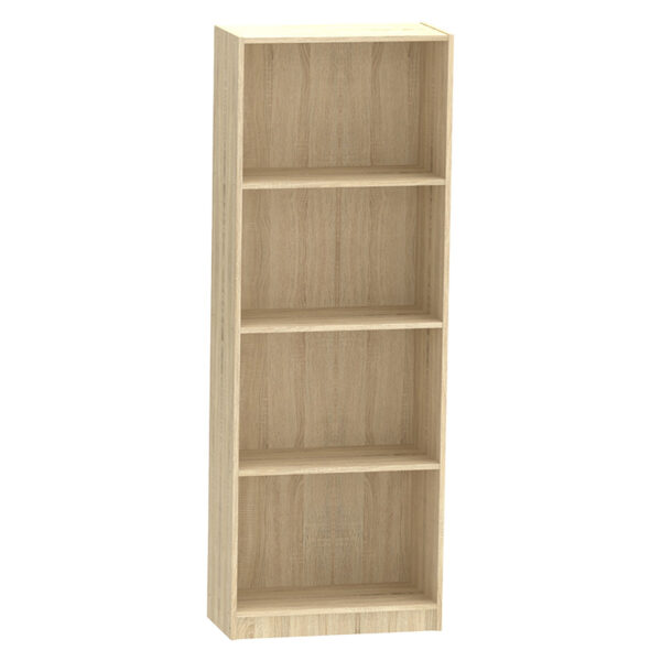 Βιβλιοθήκη Presley pakoworld sonoma 60x30x167εκ - 248-000003