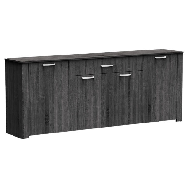 Μπουφές Kinley pakoworld σε ανθρακί-wenge απόχρωση 210x40x82εκ - 248-000008