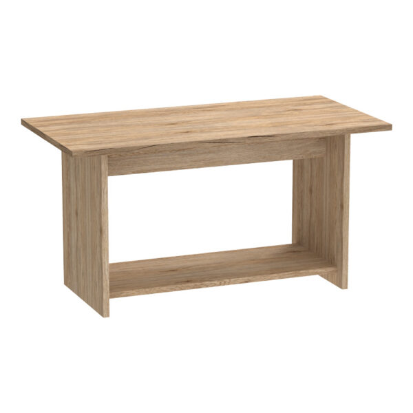 Τραπέζι Kumba pakoworld σε oak απόχρωση 80x40x42εκ - 248-000025