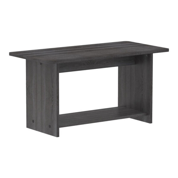 Τραπέζι Kumba pakoworld σε ανθρακί-wenge απόχρωση 80x40x42εκ - 248-000026