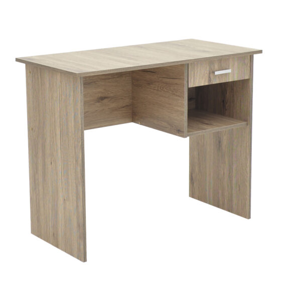 Γραφείο εργασίας με συρτάρι Michael pakoworld sonoma 88x45x72εκ - 249-000015