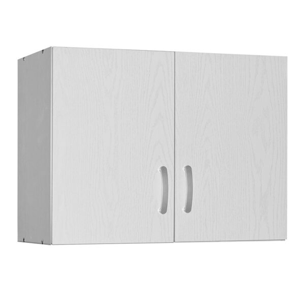 Πατάρι ντουλάπας Zelia pakoworld δίφυλλο λευκό 79x42x60εκ - 249-000037
