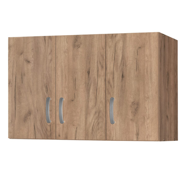 Πατάρι ντουλάπας Zelia pakoworld τρίφυλλο oak 90x42x60εκ - 249-000041