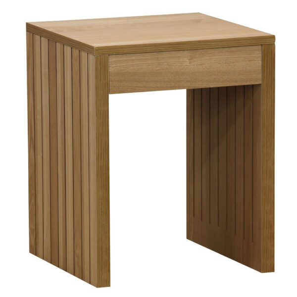 Βοηθητικό τραπέζι Focused pakoworld MDF φυσικό 40x40x50εκ - 260-000002