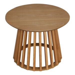 Τραπέζι σαλονιού Domonic pakoworld φυσικό Φ60x45εκ - 260-000017