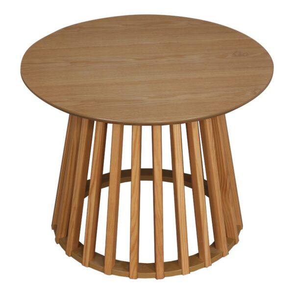 Τραπέζι σαλονιού Domonic pakoworld φυσικό Φ60x45εκ - 260-000017