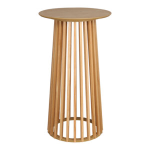 Τραπέζι μπαρ Domonic pakoworld mdf φυσικό Φ60x105εκ - 260-000022