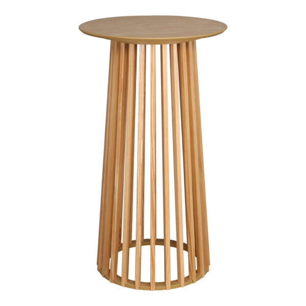 Τραπέζι μπαρ Domonic pakoworld mdf φυσικό Φ60x105εκ - 260-000022