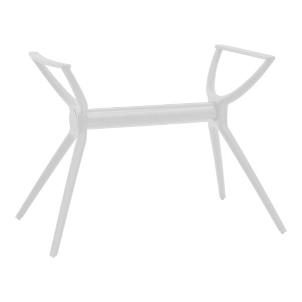 Βάση τραπεζιού Herno pakoworld λευκό pp 106x61x73εκ - 262-000042