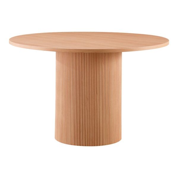 Τραπέζι Mesa pakoworld MDF σε Oak απόχρωση Φ120x75εκ - 278-000014