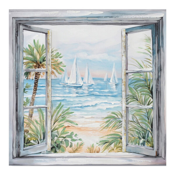 Πίνακας σε καμβά Deive Inart 80x3x80εκ - 296-000079