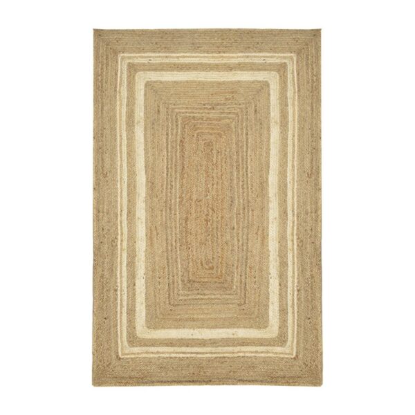 Χαλί Mazir Inart μπεζ-εκρού γιούτα 120x180x1εκ - 302-000009