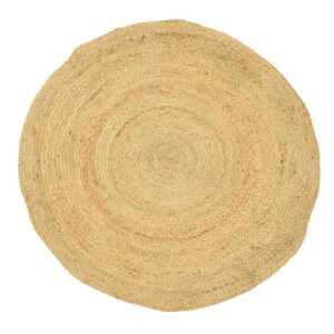 Χαλί Solon Inart φυσικό γιούτα 120x120x1εκ - 302-000013