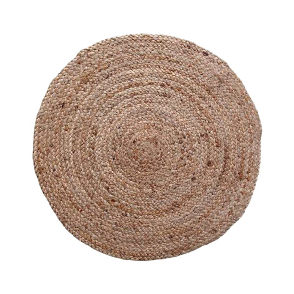 Χαλί Solon Inart μπεζ γιούτα 100x100x1εκ - 302-000015