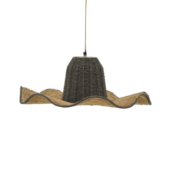 Φωτιστικό οροφής Darla Inart E27 φυσικό Φ57x110εκ - 311-000013