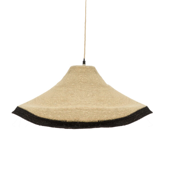 Φωτιστικό οροφής Hatty Inart E27 φυσικό Φ60x115εκ - 311-000014