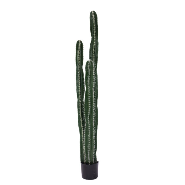 Διακοσμητικό φυτό Cactus II σε γλάστρα Inart πράσινο pp Υ155εκ - 316-000023